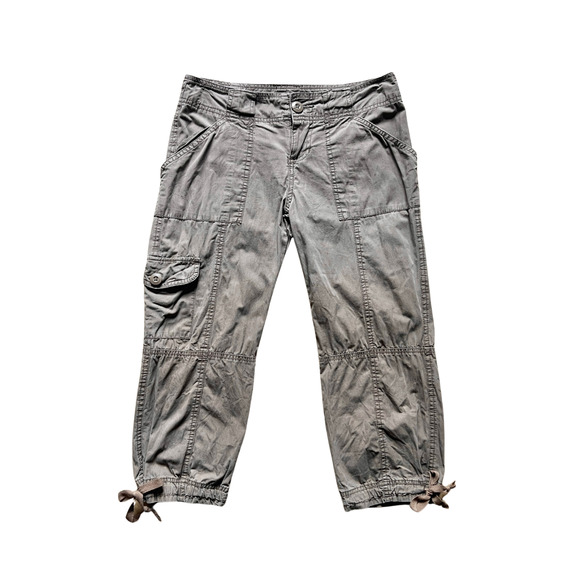 Vtg Y2K SO Wear It Declare It Cargo Capri Pants Low Rise Grunge Skater Outdoor - Picture 1 of 8